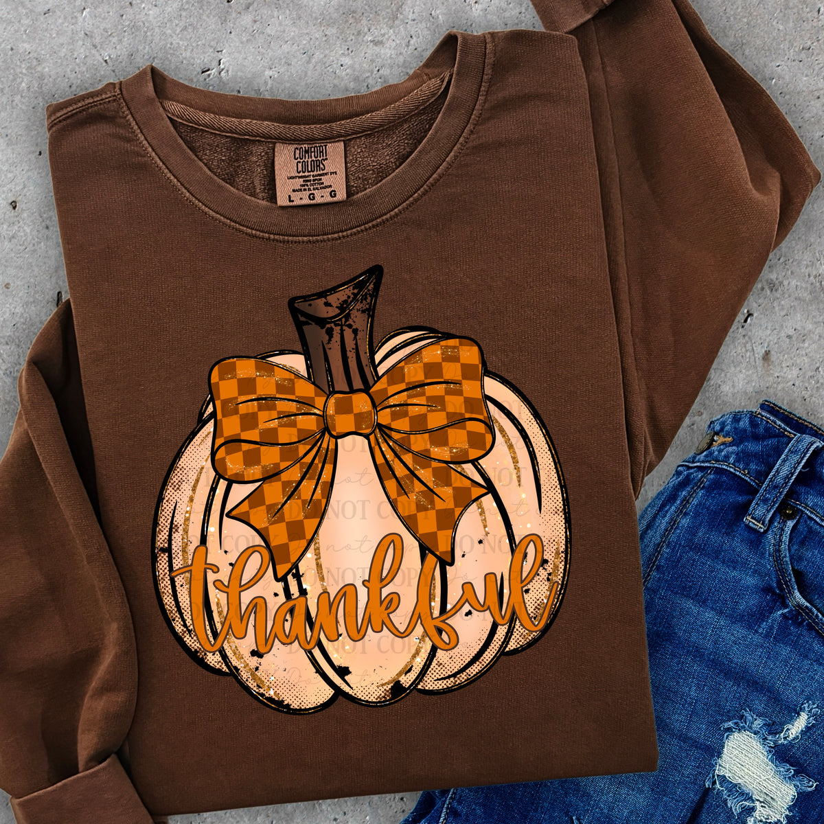 Thankful In Orange with Pumpkin