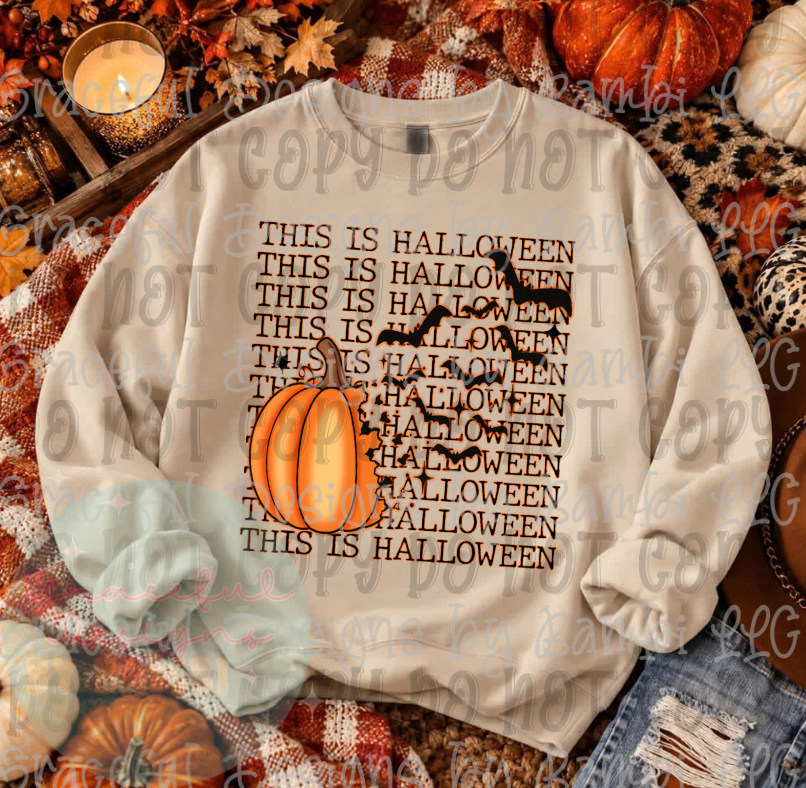 This is Halloween Black and Orange Font