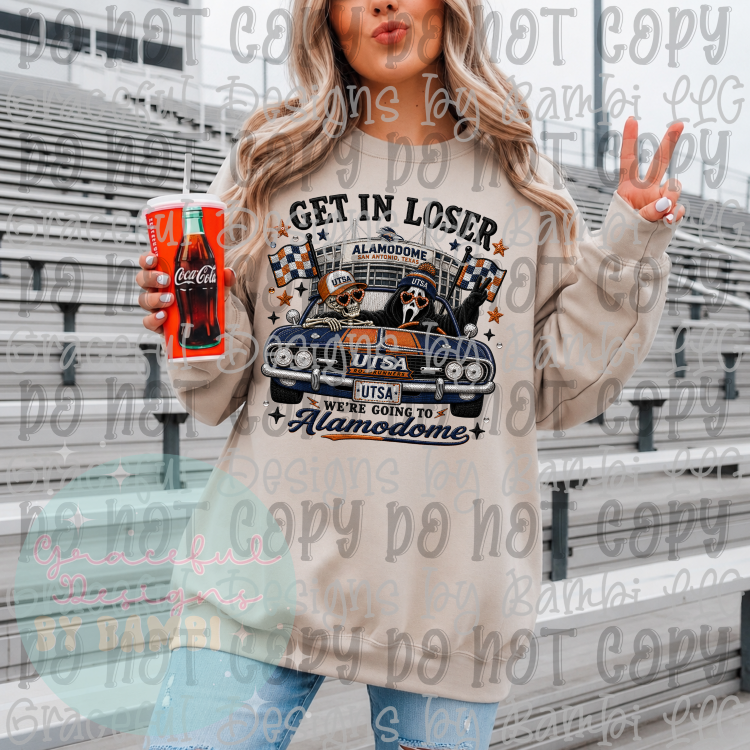 Faux Embroidery Get in Loser Collection