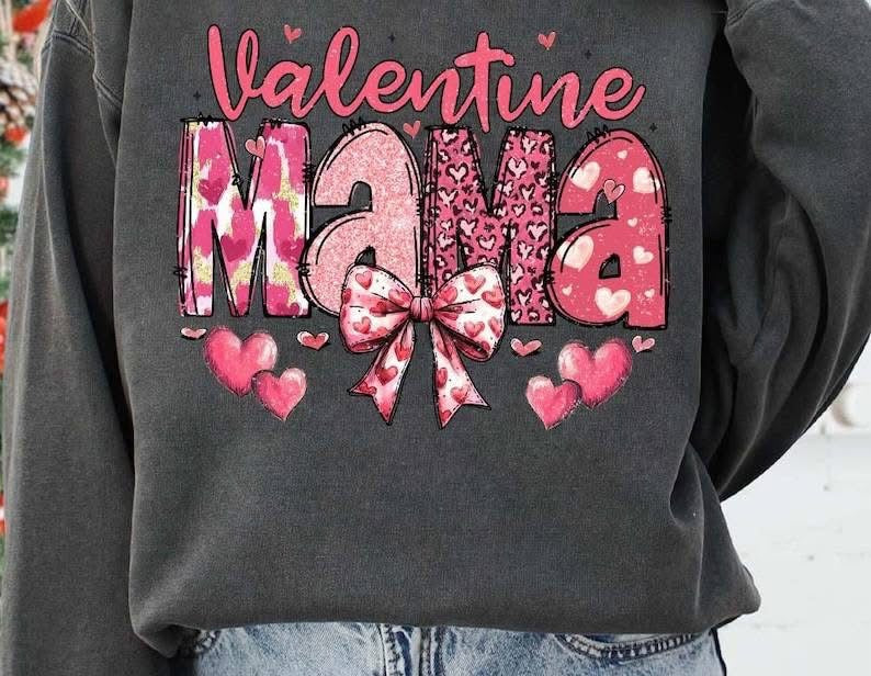 Valentine Mama Pink Prints