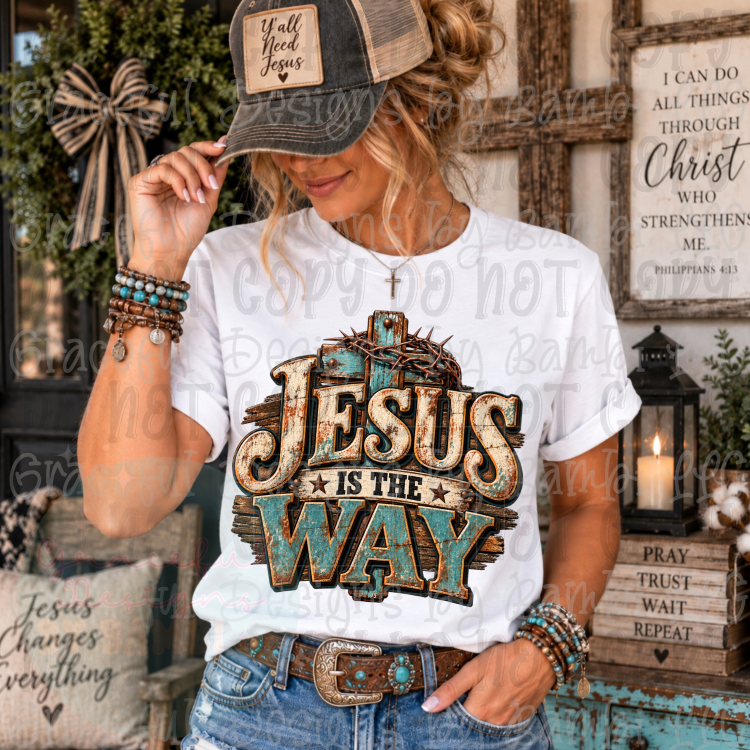 Vintage Western Jesus is the Way