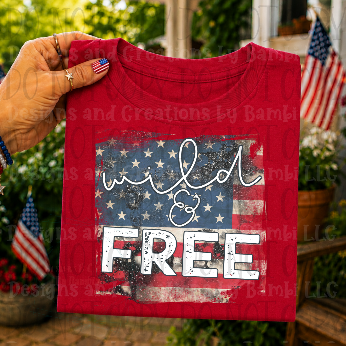 Wild and Free Flag