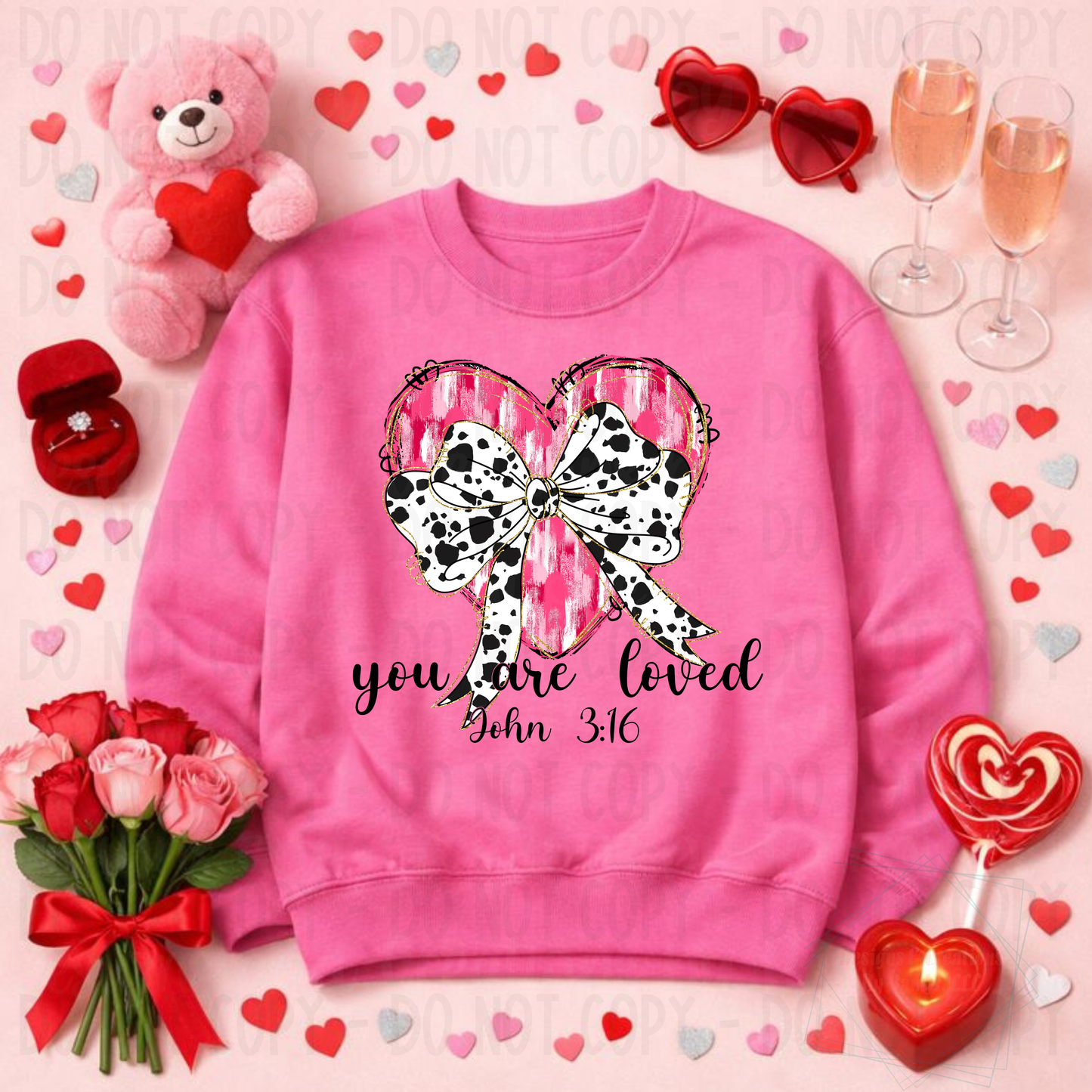 You Are Loved Valentine Heart