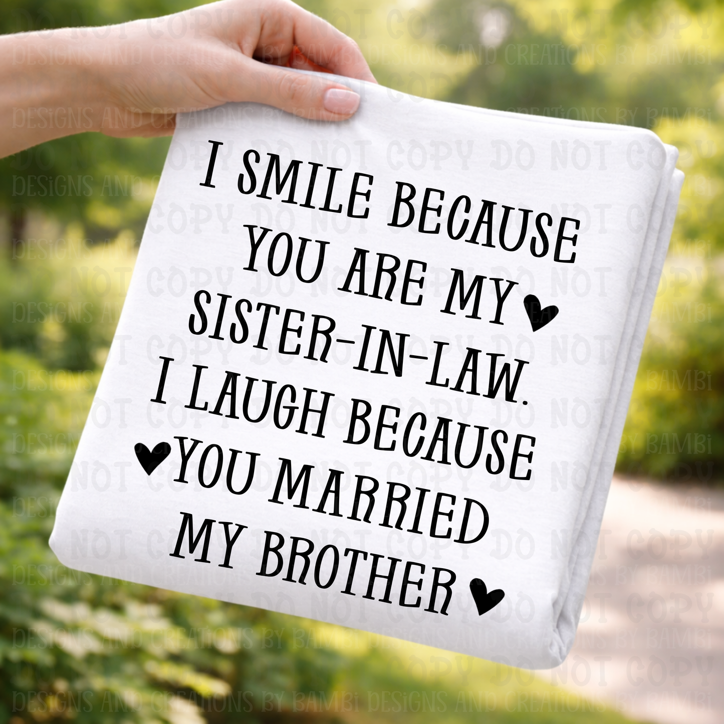 You Married My Brother Black Font