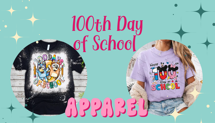 100th Day Of School Related Apparel Collection