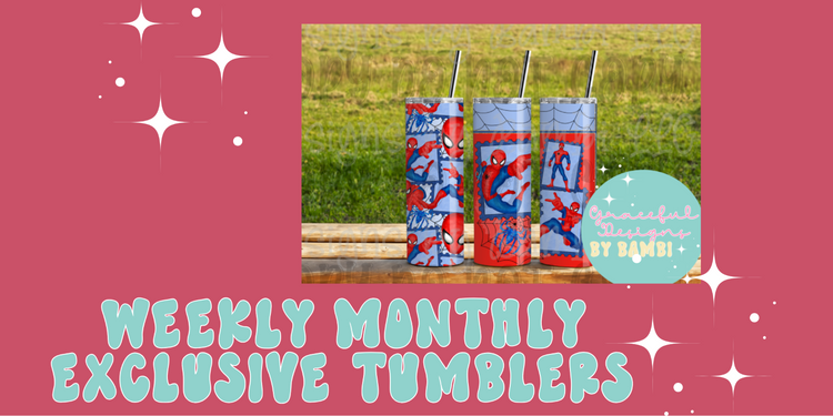 Weekly/Monthly Exclusive 20oz Sublimation Tumblers