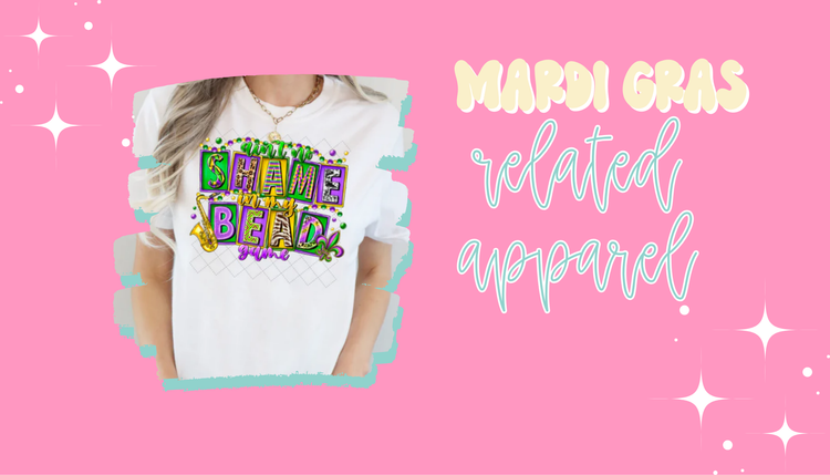 Mardi Gras Related Apparel Collection