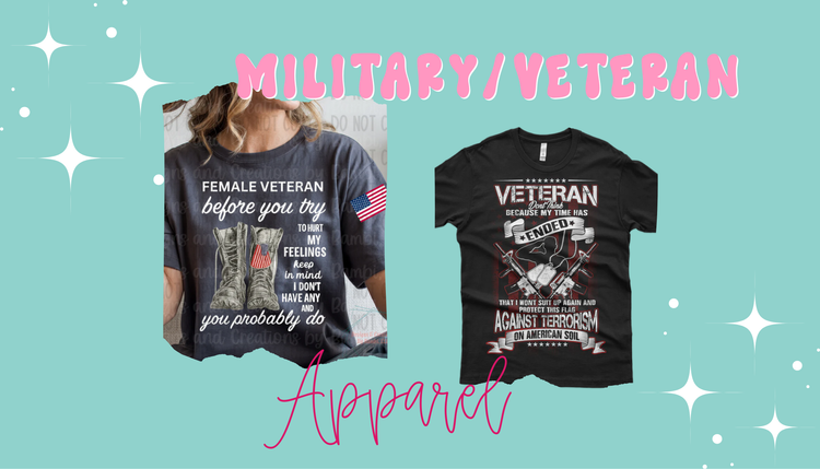 Military/Veteran Related Apparel Collection