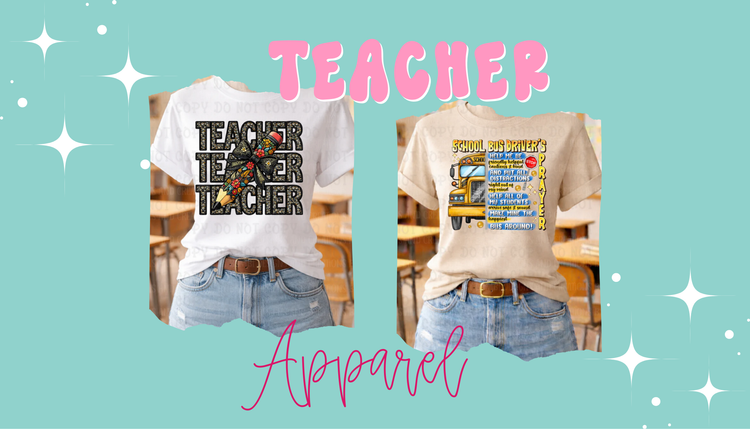 Teacher Related Apparel Collection