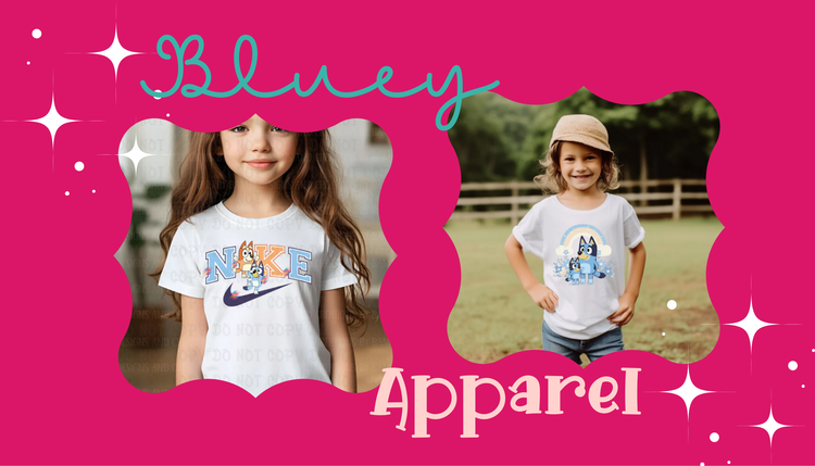 The Blue Dog (Bluey) Related Apparel Collection