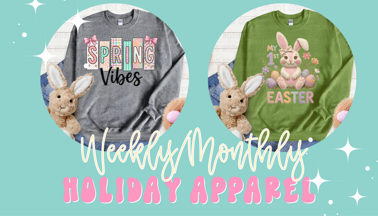 Weekly/Monthly Holiday Apparel Related Collections