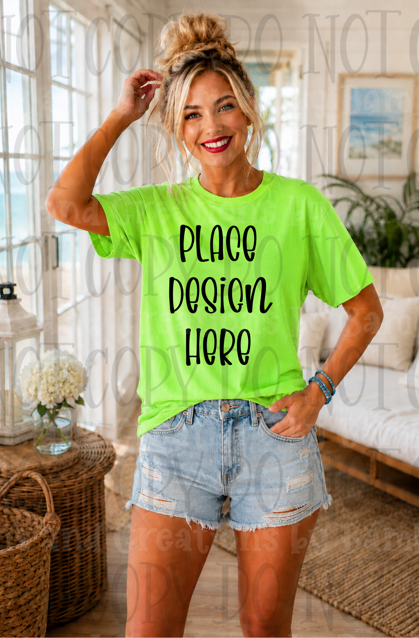 Variety of Boho Style Apparel Mock Ups (Bella Canvas and Gildan Brands)