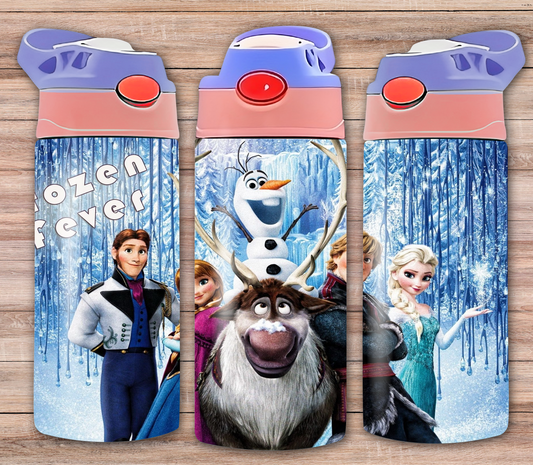It's Frozen Fever 12oz Flip Top Sublimation Tumbler