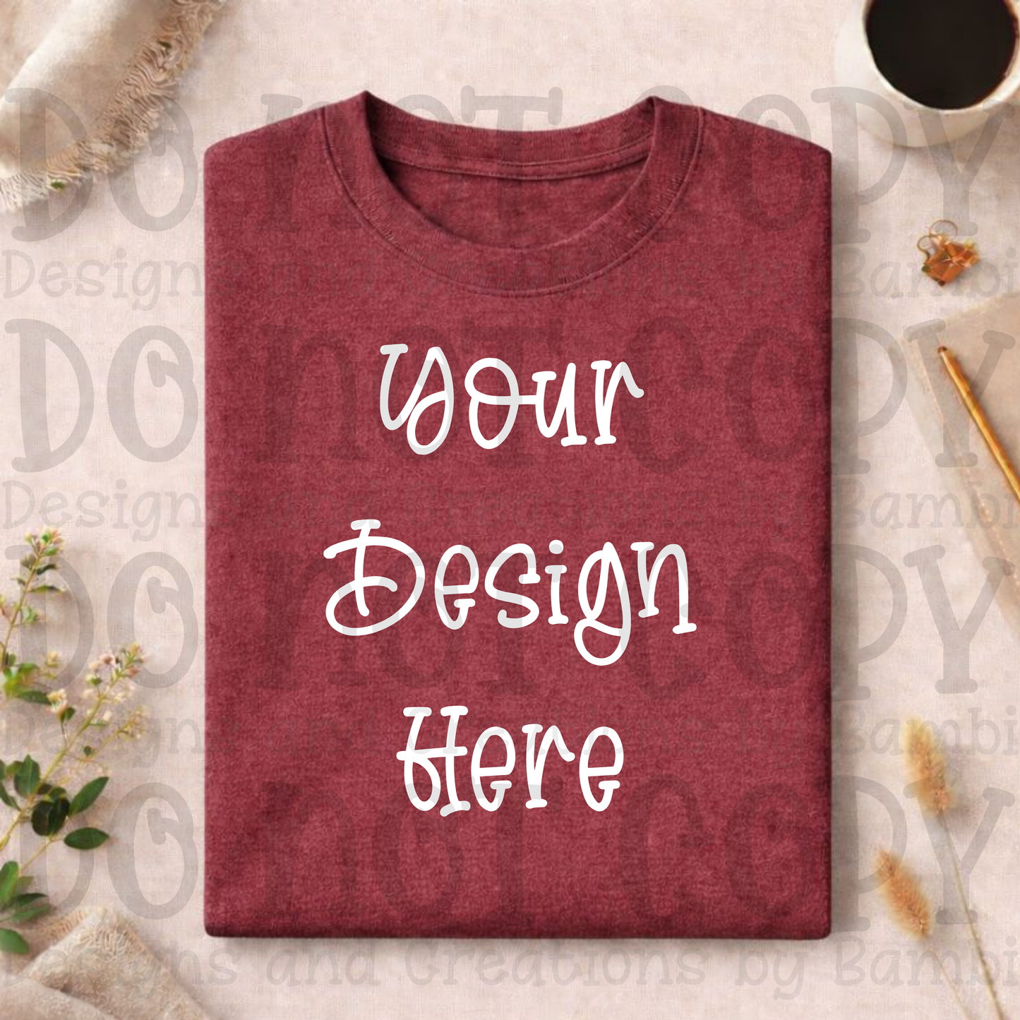 Minimalist Folded Tshirt Apparel Mock Ups
