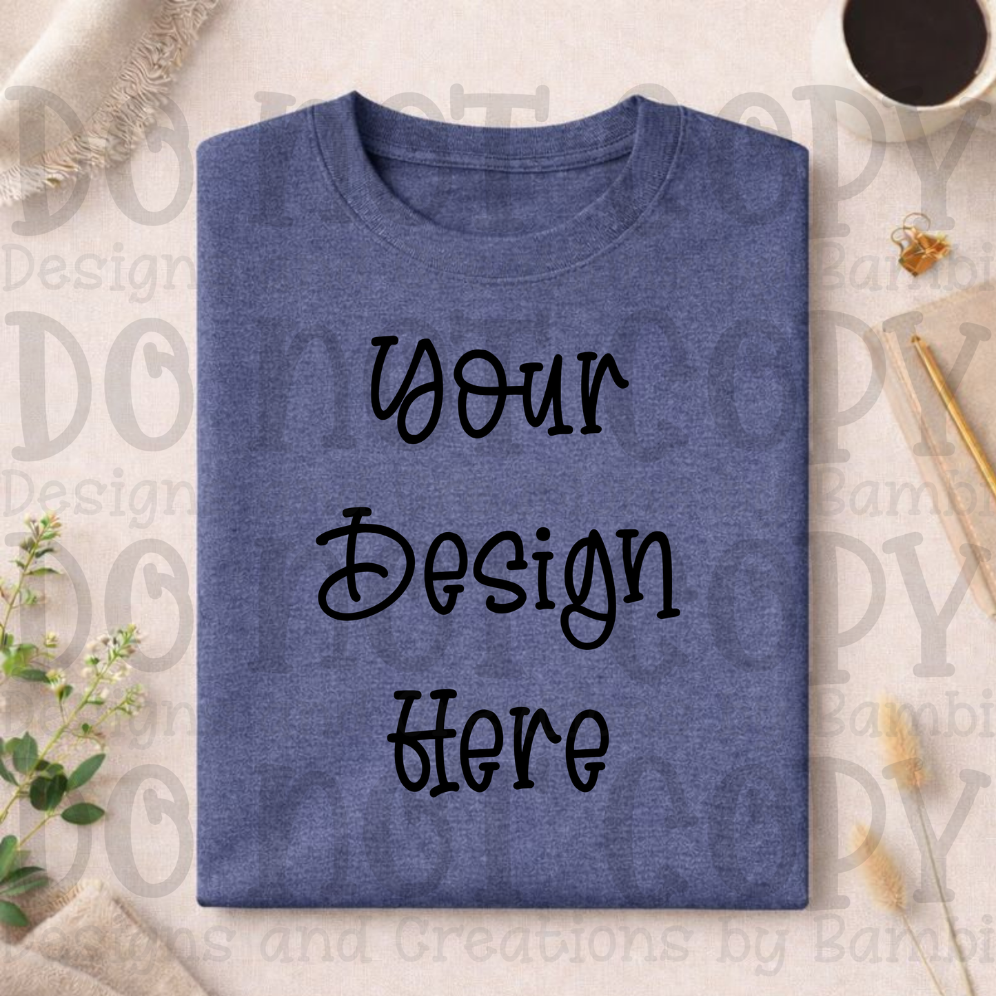 Minimalist Folded Tshirt Apparel Mock Ups