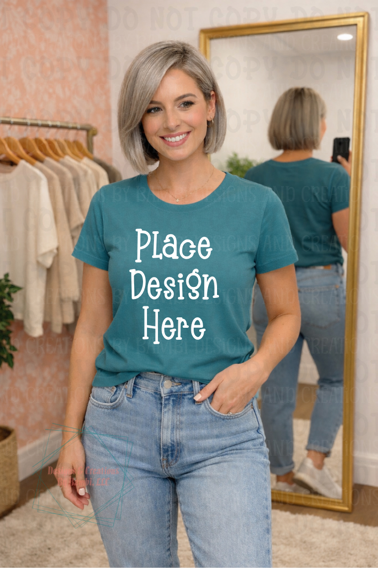 Boutique Themed Indoor Lifestyle Gildan Apparel Mock Ups
