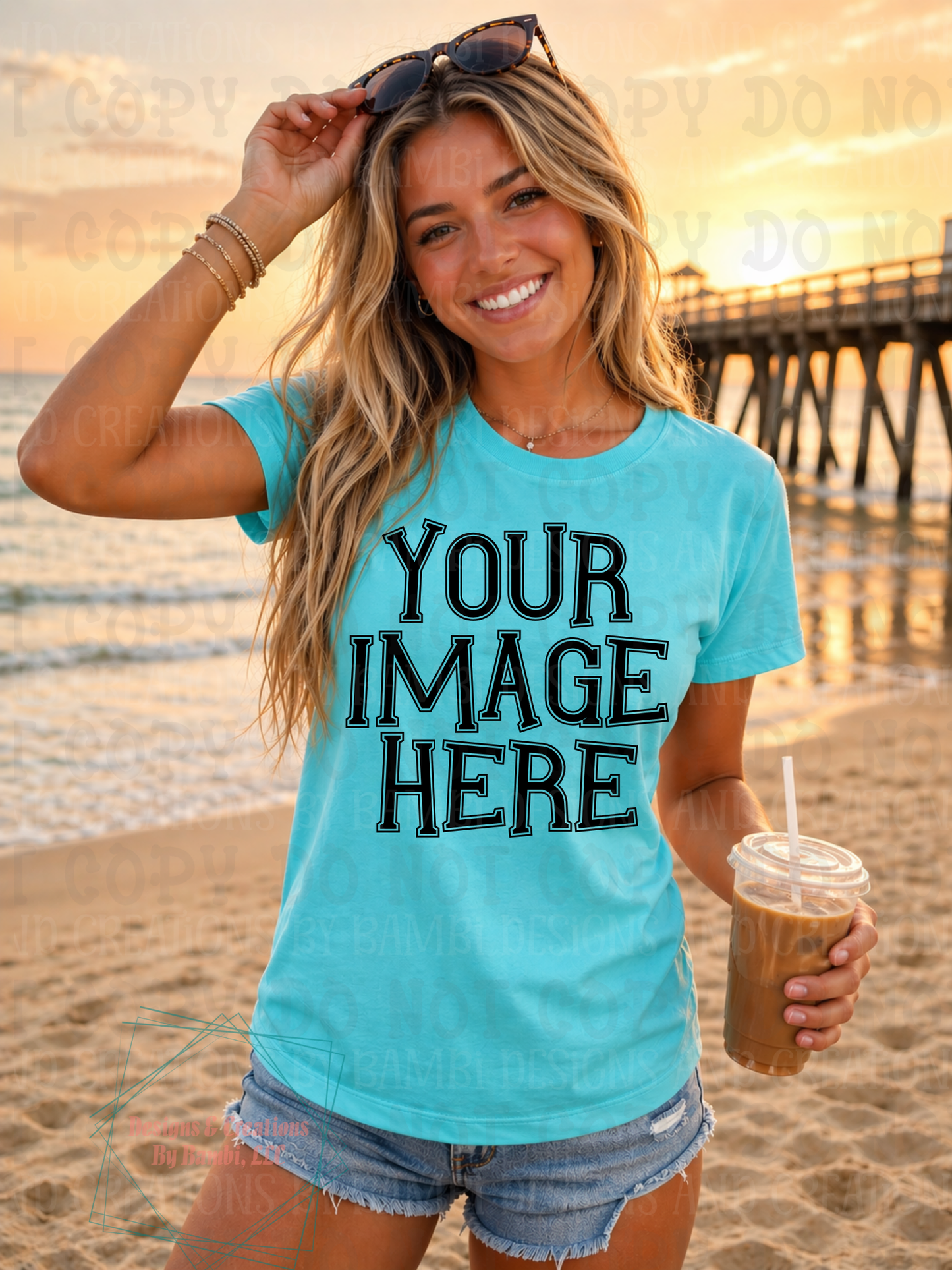 Beach-Cruise Gildan Apparel Mock Ups