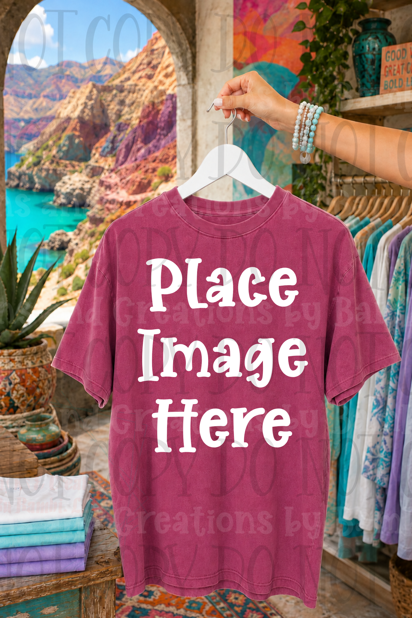 Variety of Boutique Style Shop Adult and Children Apparel Mock Ups (Various Brands)