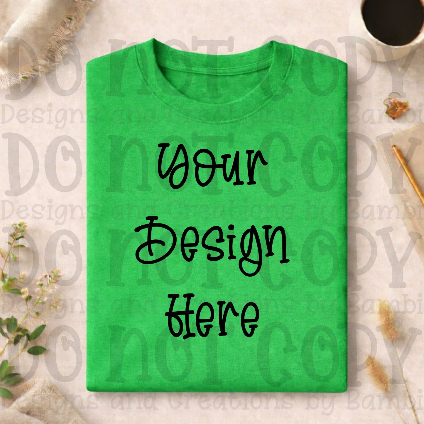 Minimalist Folded Tshirt Apparel Mock Ups