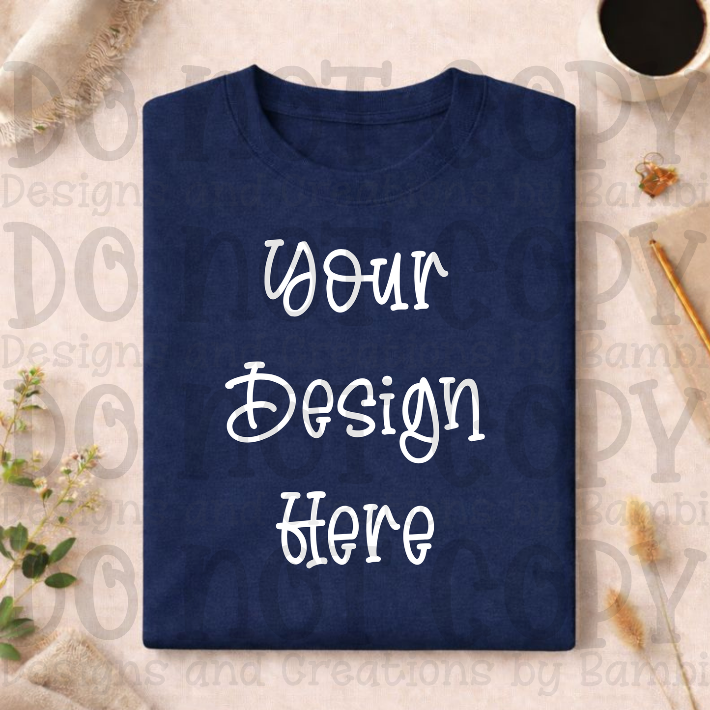 Minimalist Folded Tshirt Apparel Mock Ups