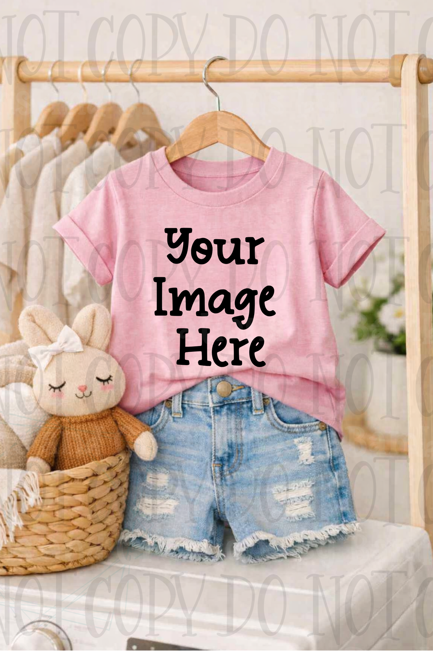 Little Girl Boutique Style Apparel Mock Ups (Gildan Brand)