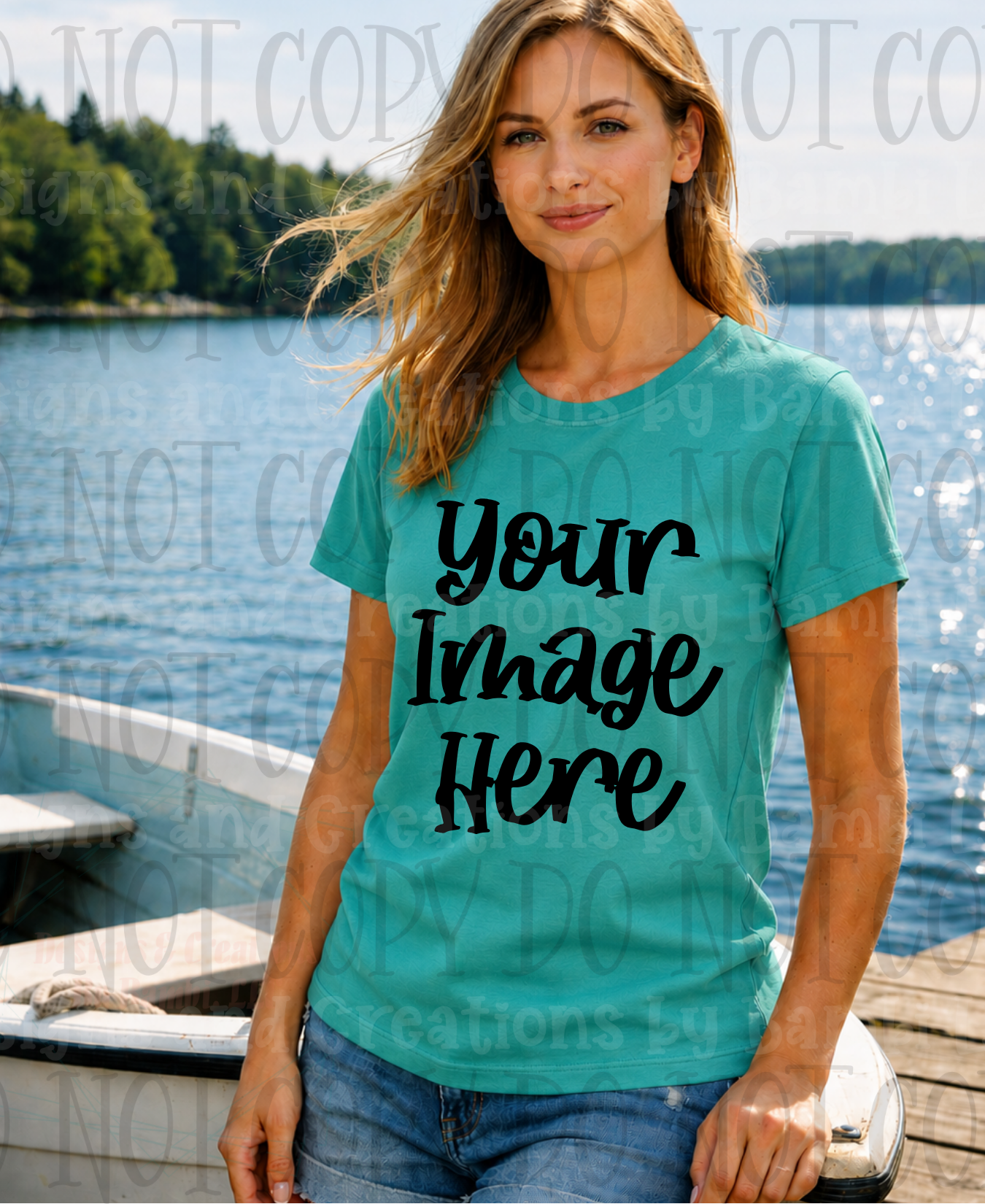 Summer Beach-Lake Apparel Mock Ups (Various Brands)