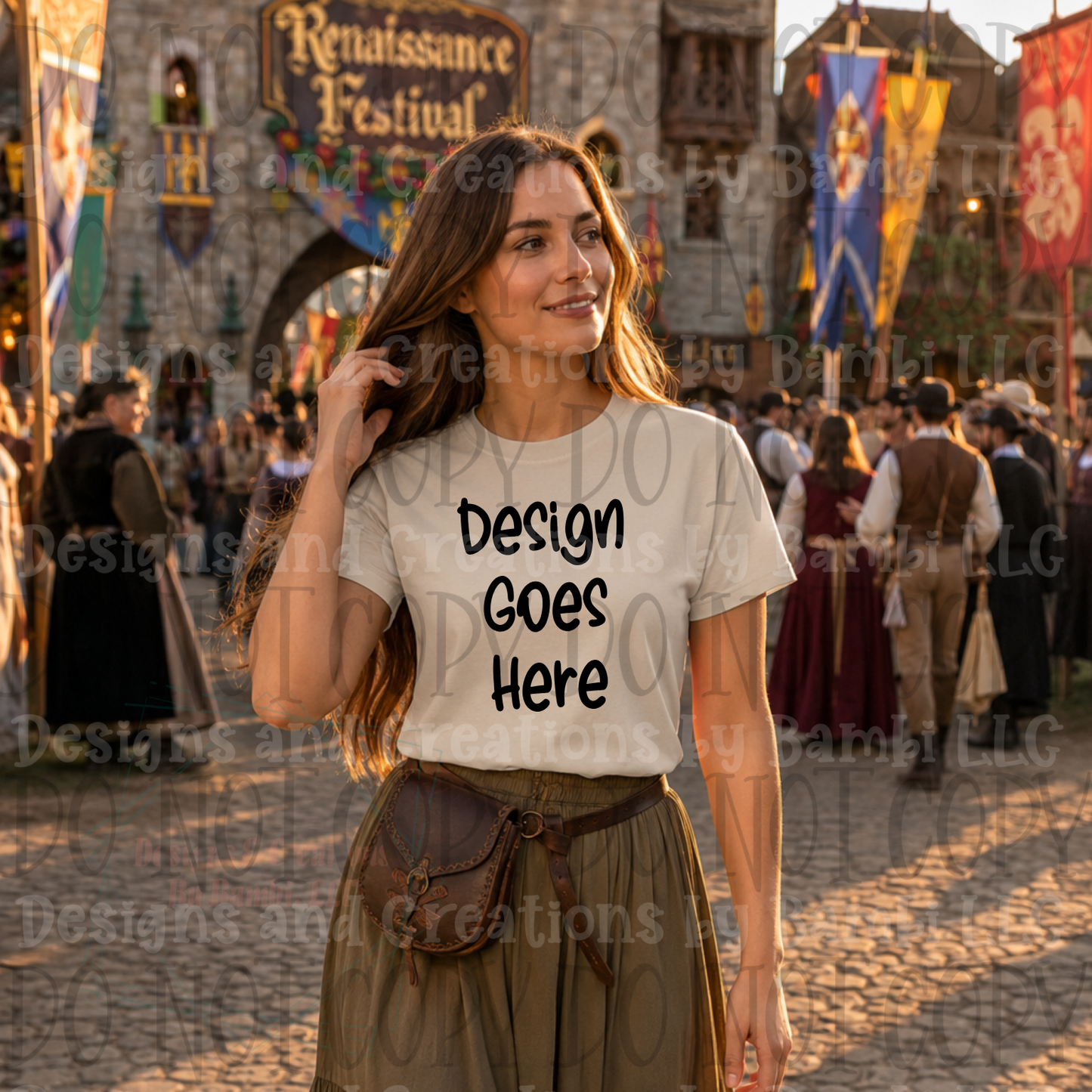 Renaissance Scene Apparel Mock Ups (Gildan Brand Only)
