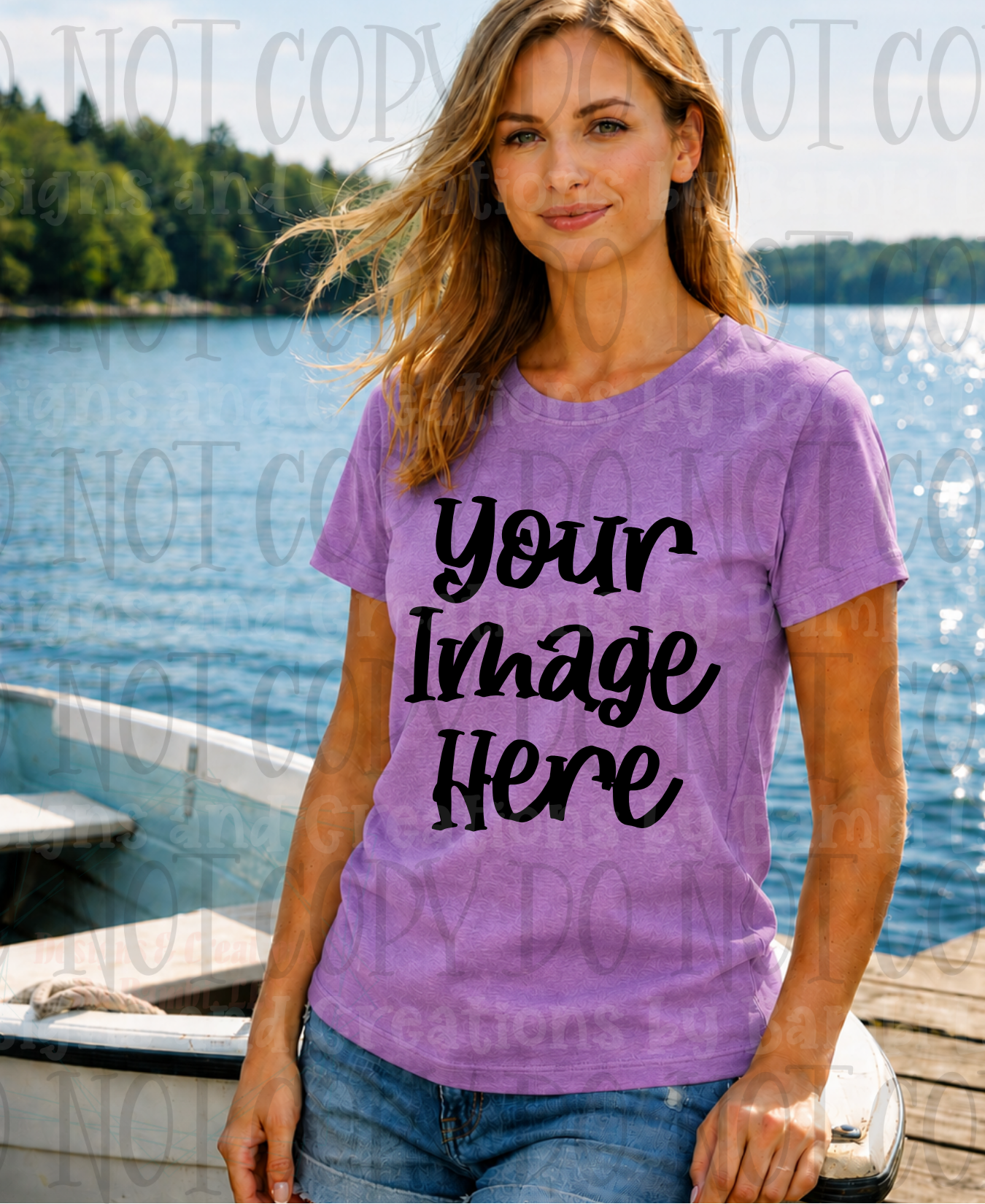 Summer Beach-Lake Apparel Mock Ups (Various Brands)