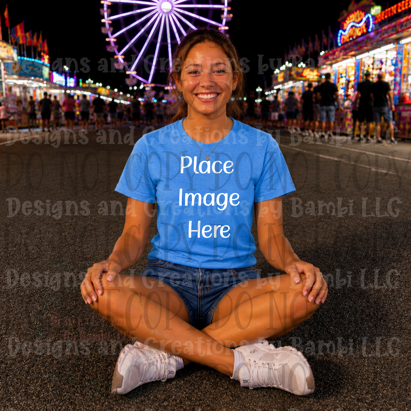 State Fair and Amusement Park Themed Apparel Mock Ups (Variety of Brands)