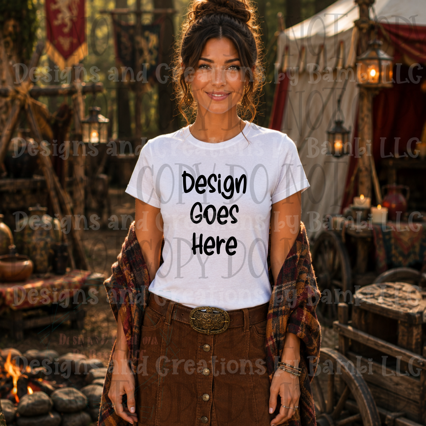 Renaissance Scene Apparel Mock Ups (Gildan Brand Only)