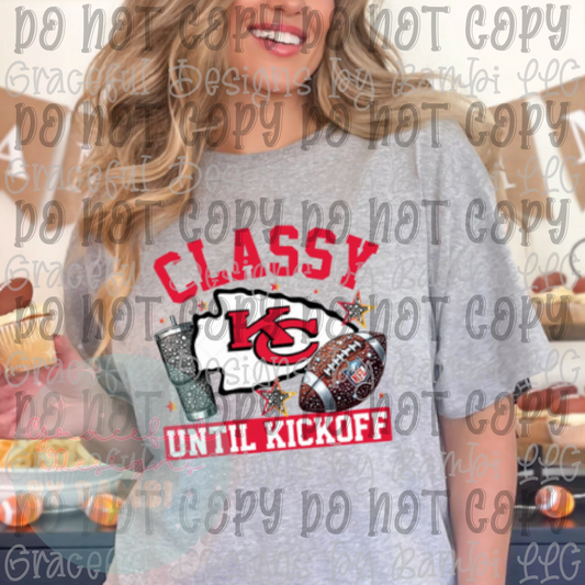 Faux Sequin Classy Until Kickoff Collection