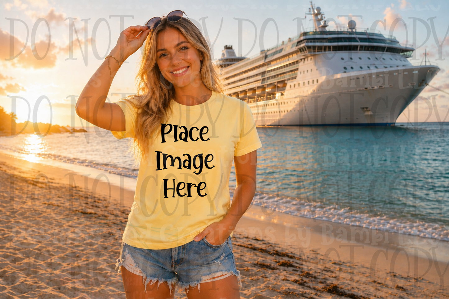 Summer-Cruise Themed Apparel Mock Ups (Bella Canvas and Gildan Brand)