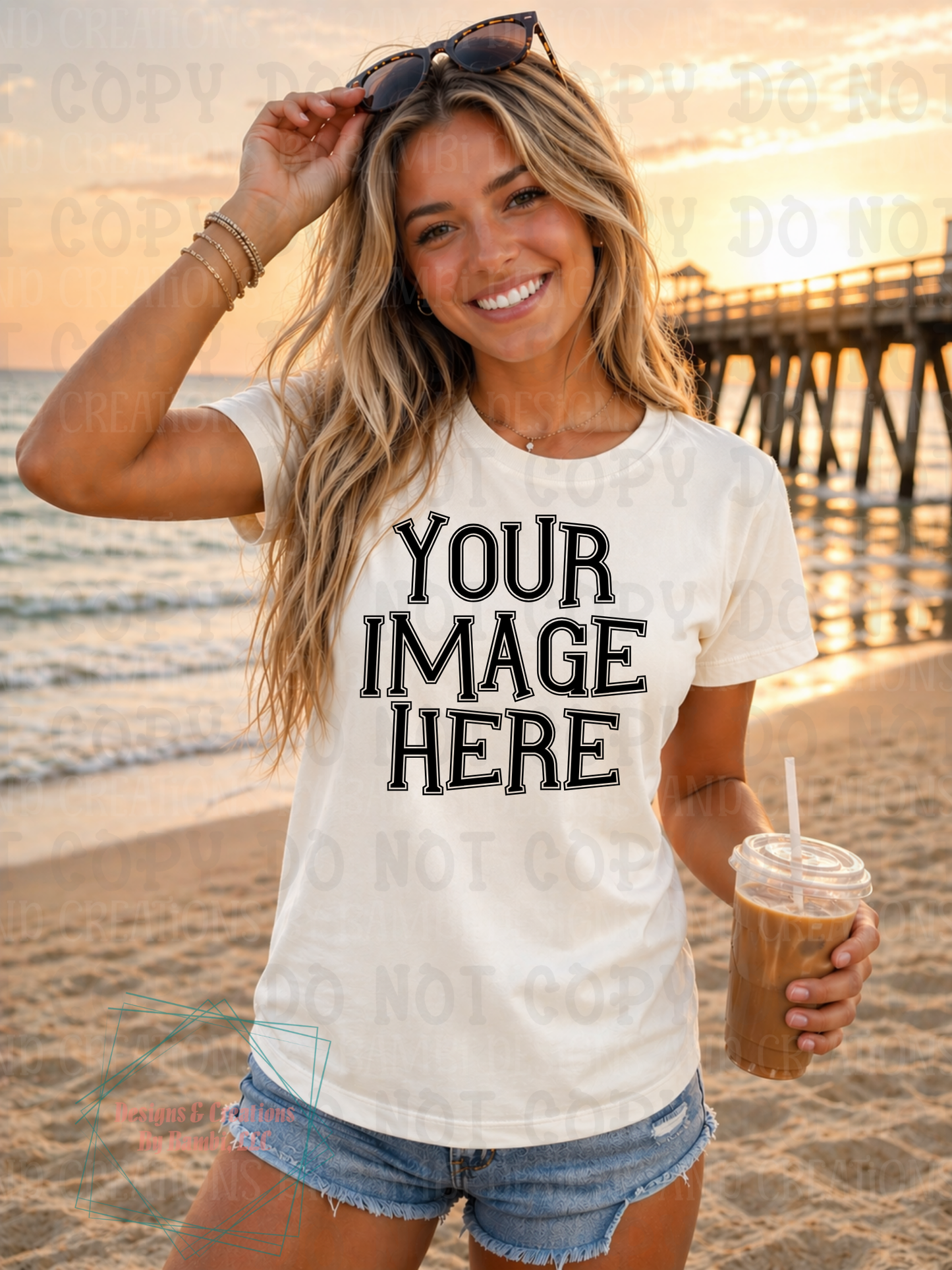 Beach-Cruise Gildan Apparel Mock Ups