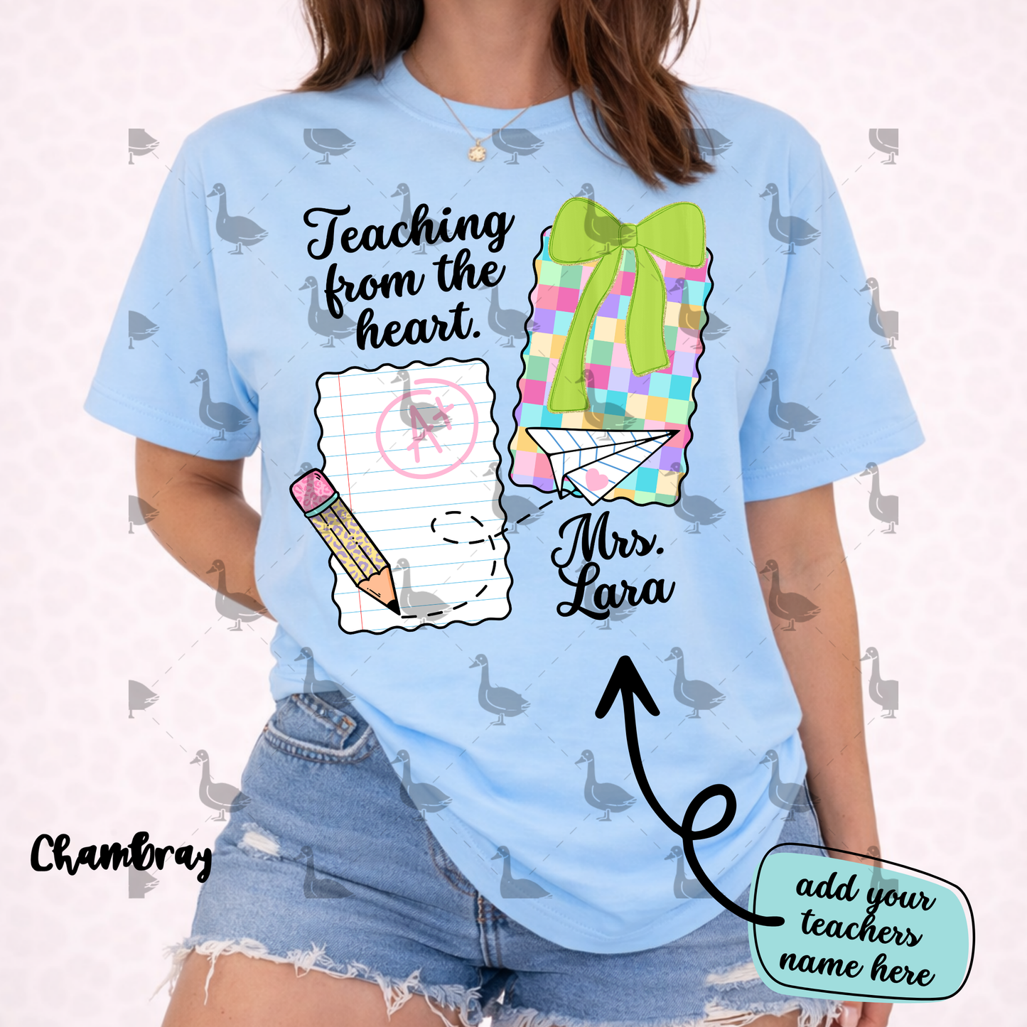 Personalized Teaching Work of Heart with Teacher Name