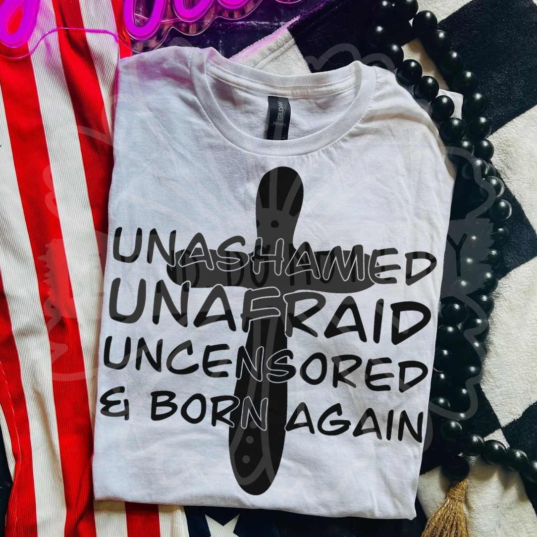 Unashamed Unafraid Black Font