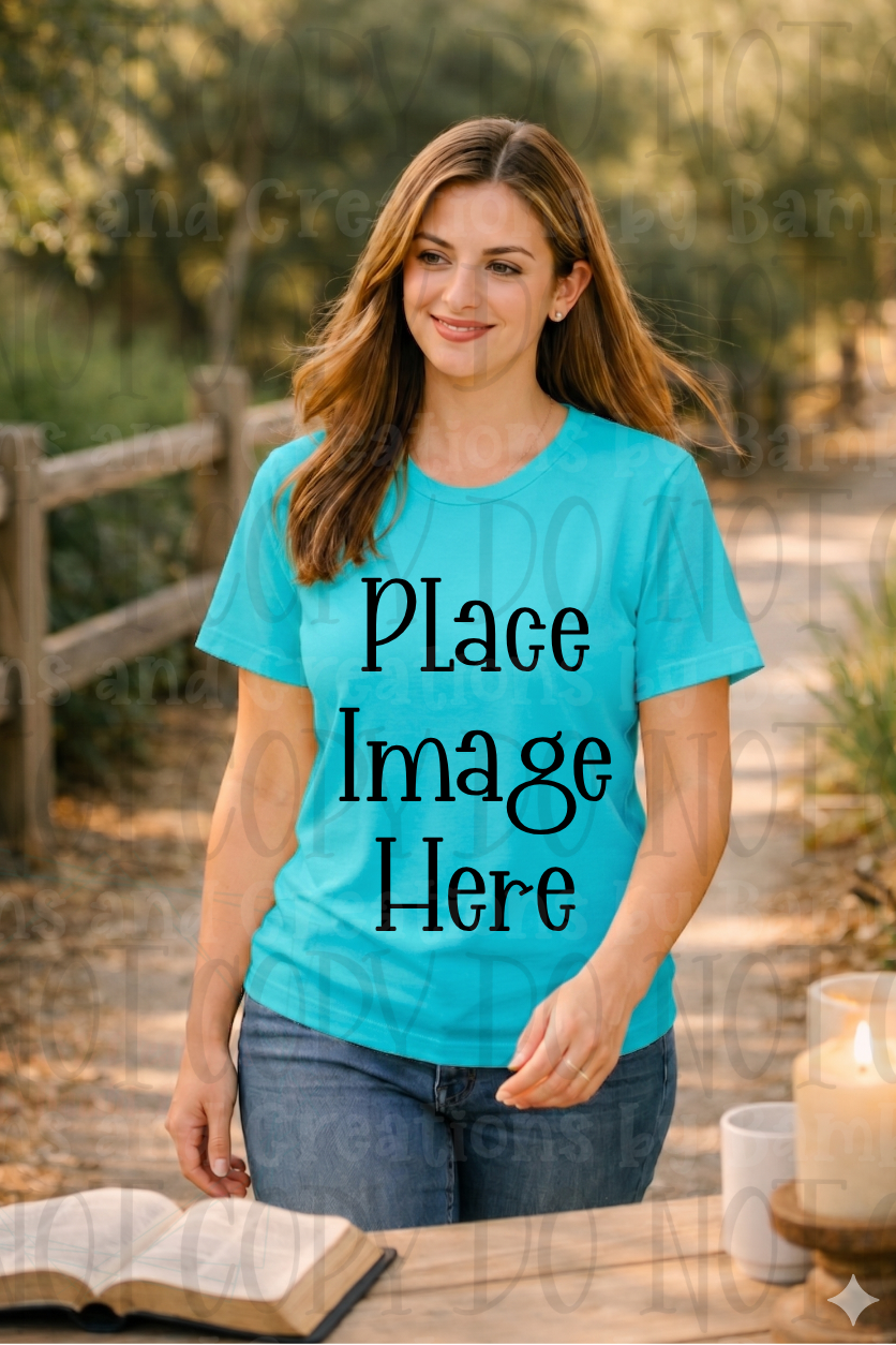 Faith Based Western Style Apparel Mock Ups (Gildan Brand)