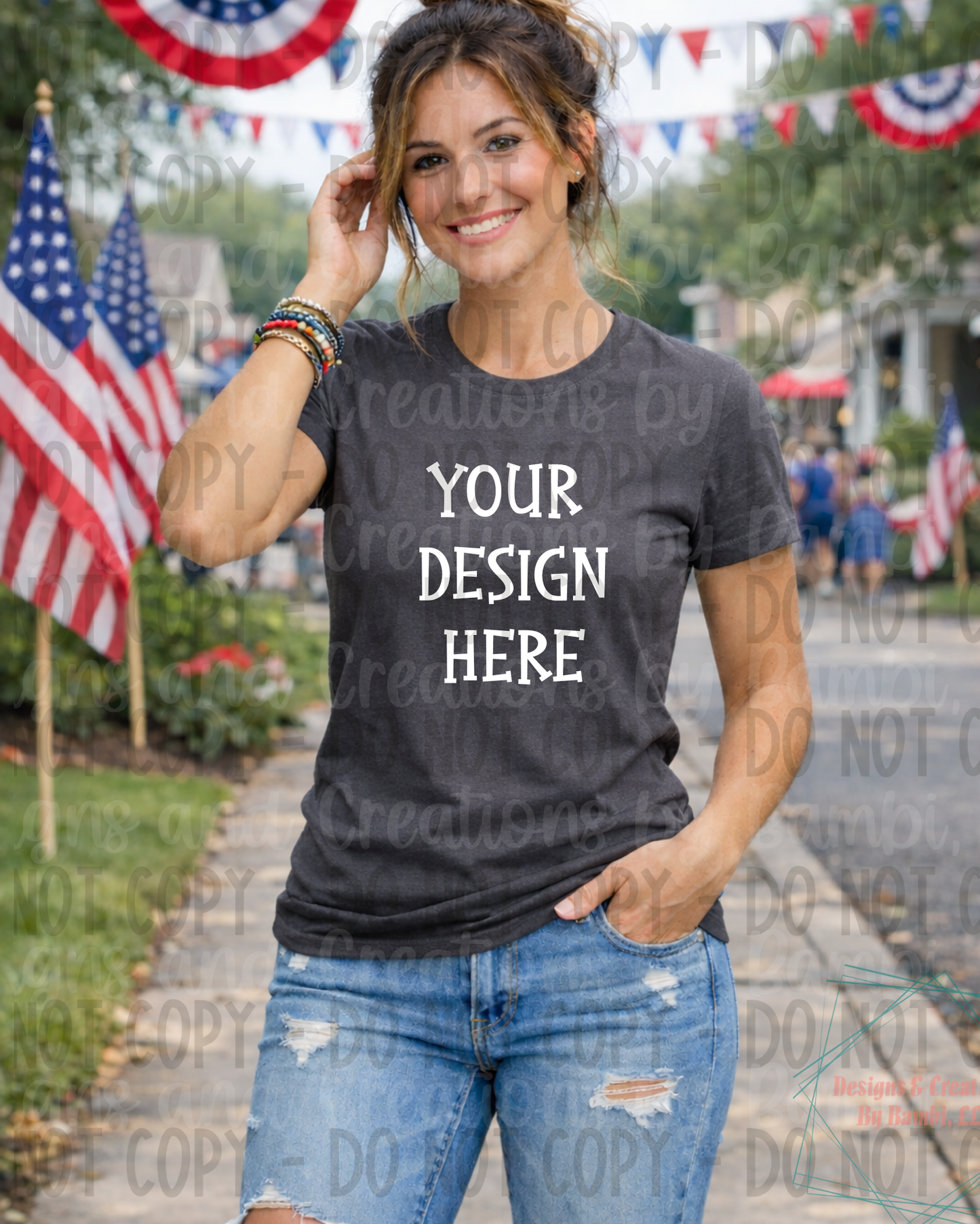 Patriotic- 4th of July Gildan Apparel Mock Ups