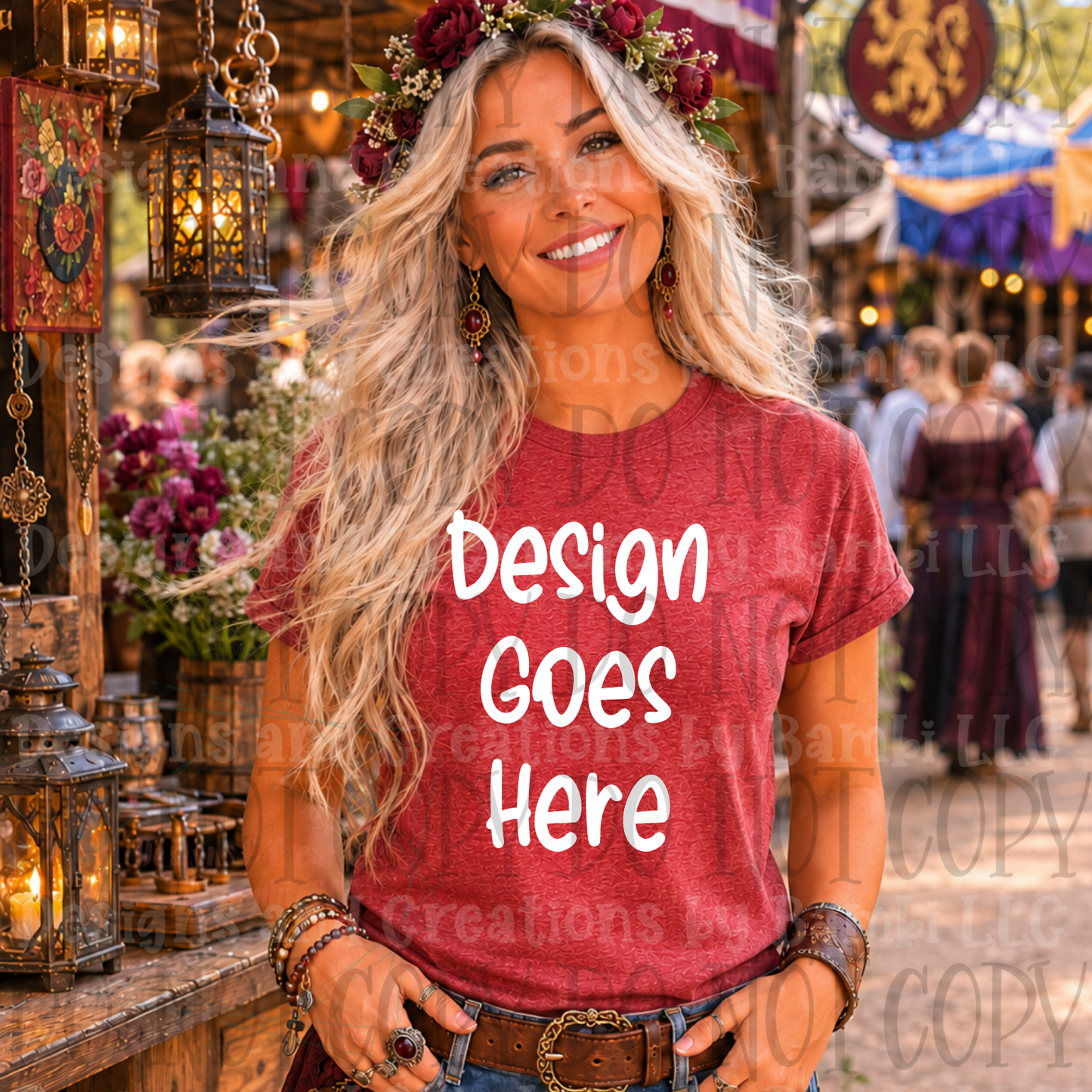 Renaissance Scene Apparel Mock Ups (Gildan Brand Only)
