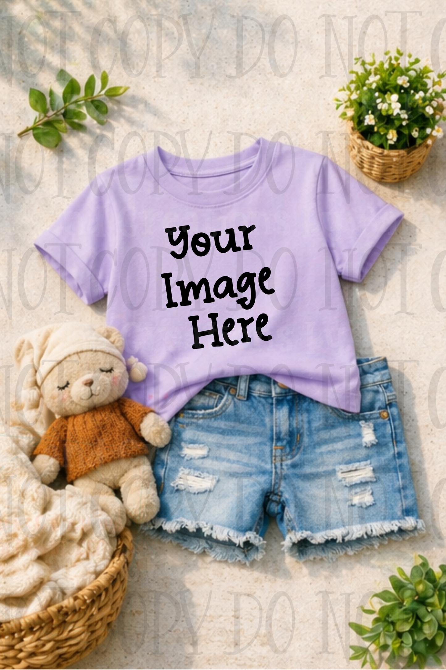 Little Girl Boutique Style Apparel Mock Ups (Gildan Brand)