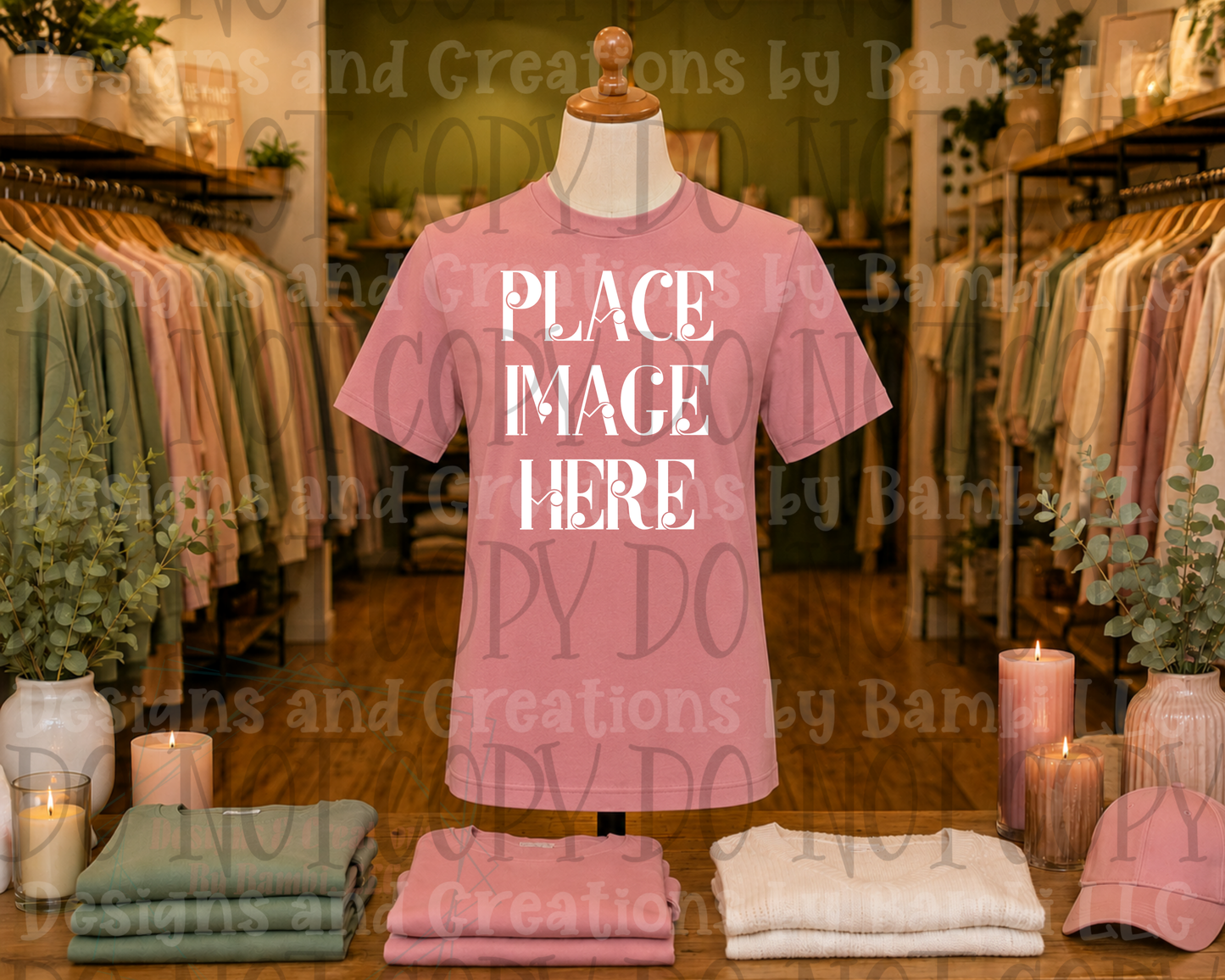 Just A Little Boutique Apparel Mock Ups (Bella Canvas and Gildan Brand)