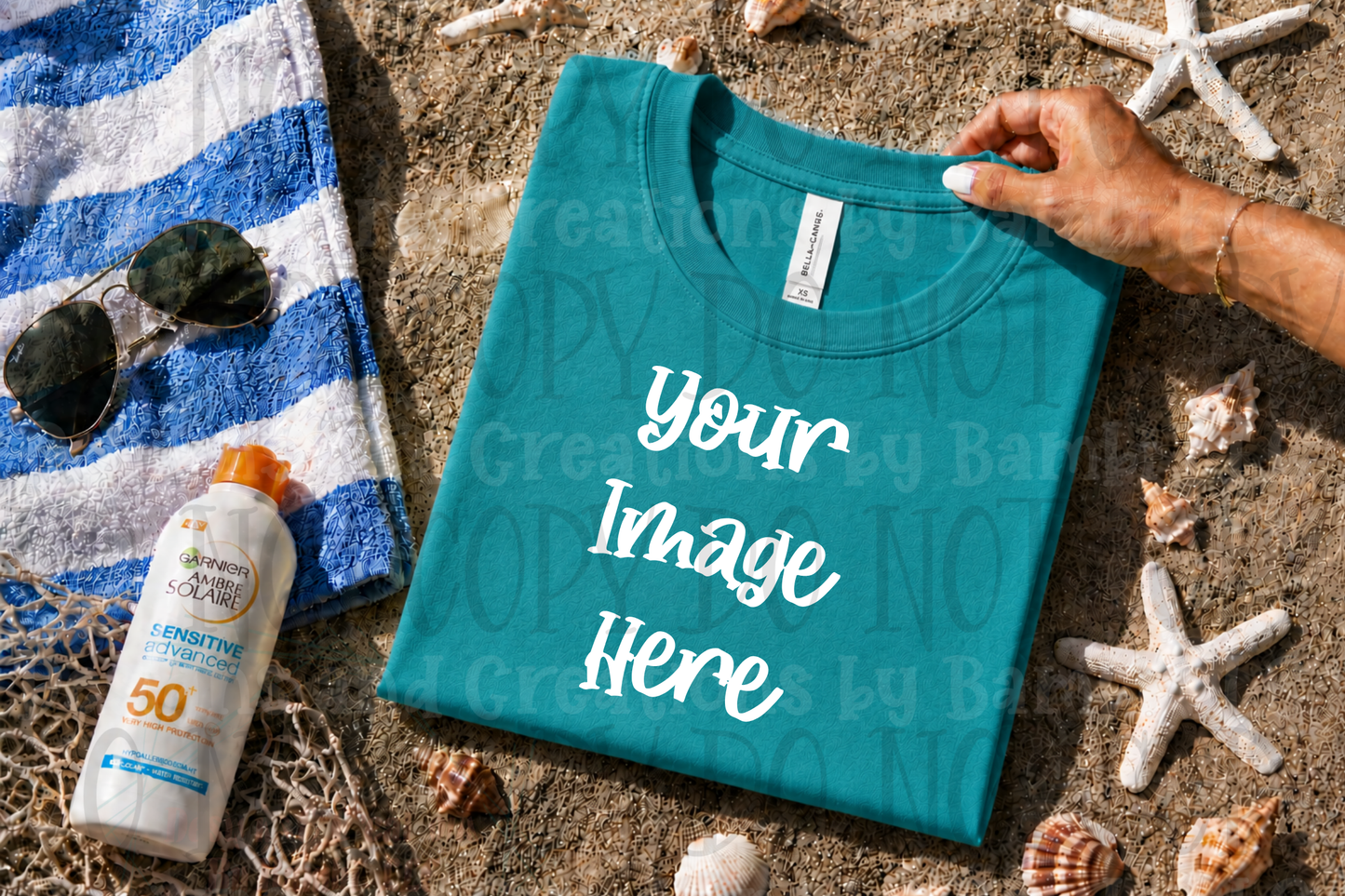 Summer Beach-Lake Apparel Mock Ups (Various Brands)