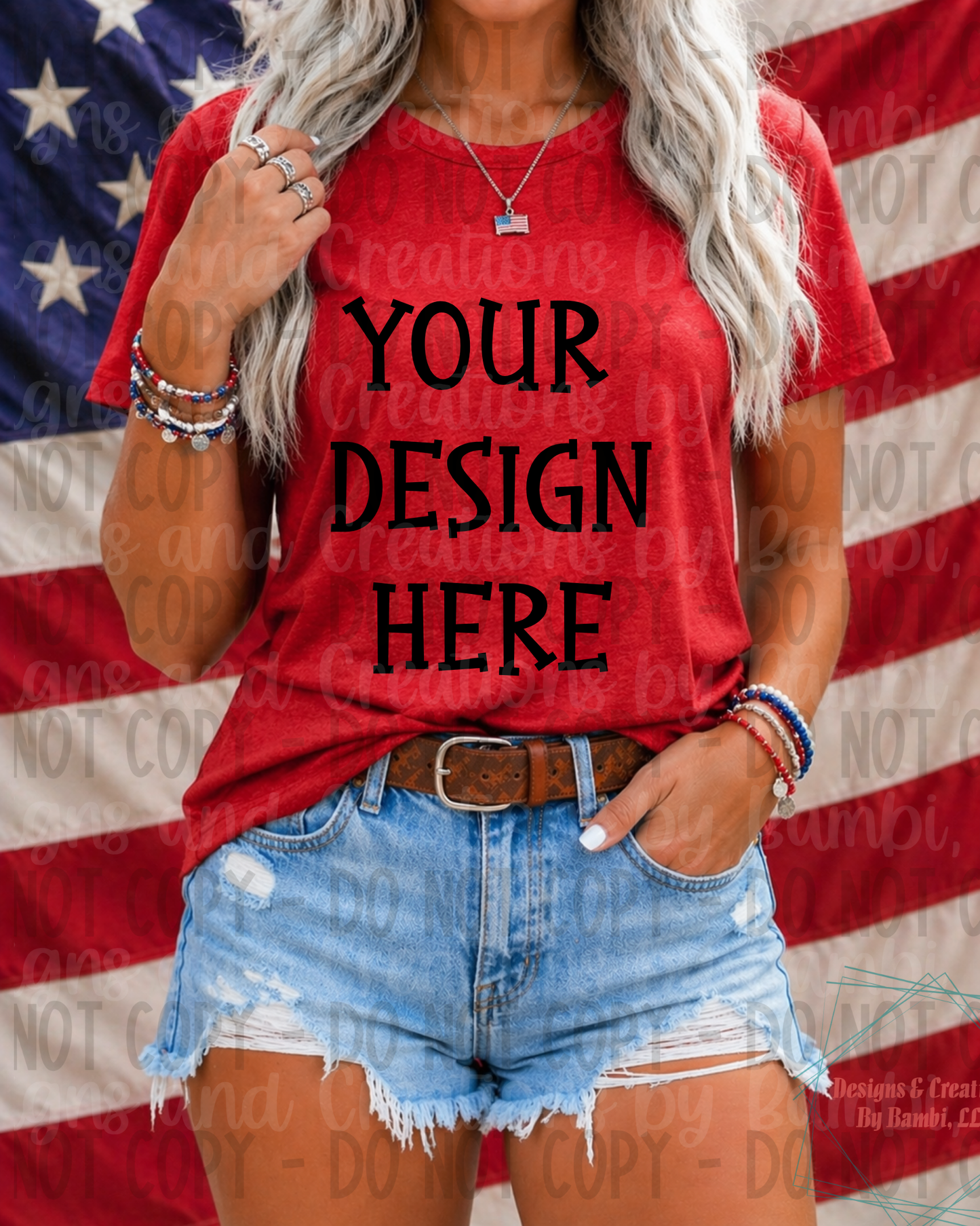 Patriotic- 4th of July Gildan Apparel Mock Ups