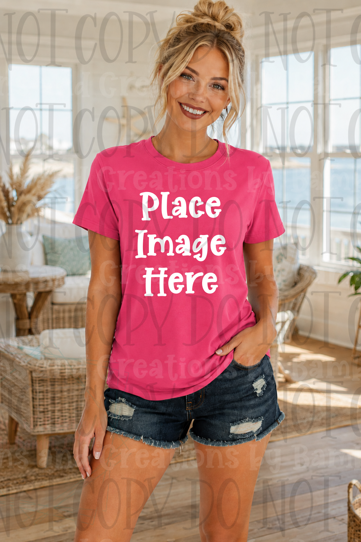 Variety of Boutique Style Shop Adult and Children Apparel Mock Ups (Various Brands)