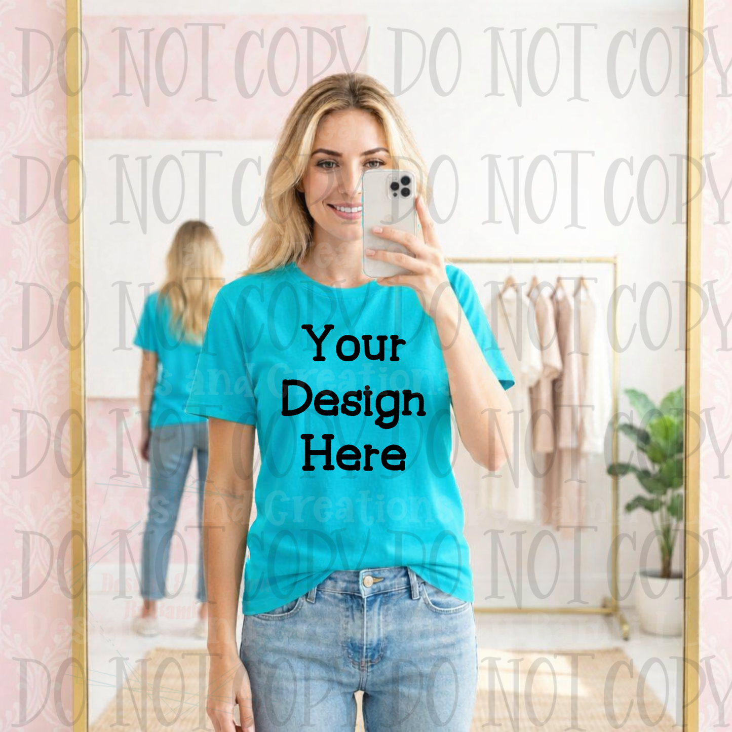 Variety of Boutique Style Apparel Mock Ups (Bella Canvas and Gildan Brands)