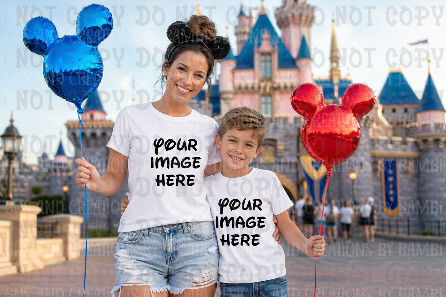 All Disney Theme Park Apparel Mock Ups