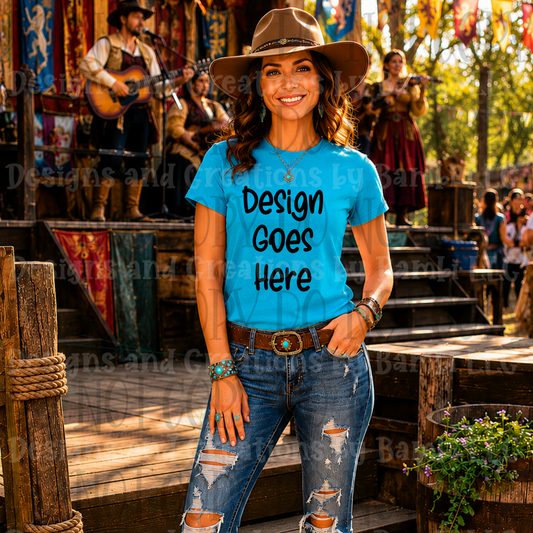 Renaissance Scene Apparel Mock Ups (Gildan Brand Only)