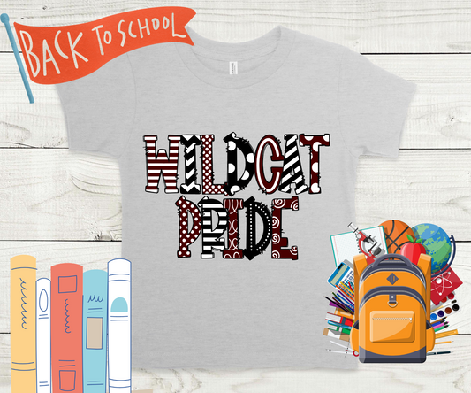 Wildcat Pride in Doodle Font