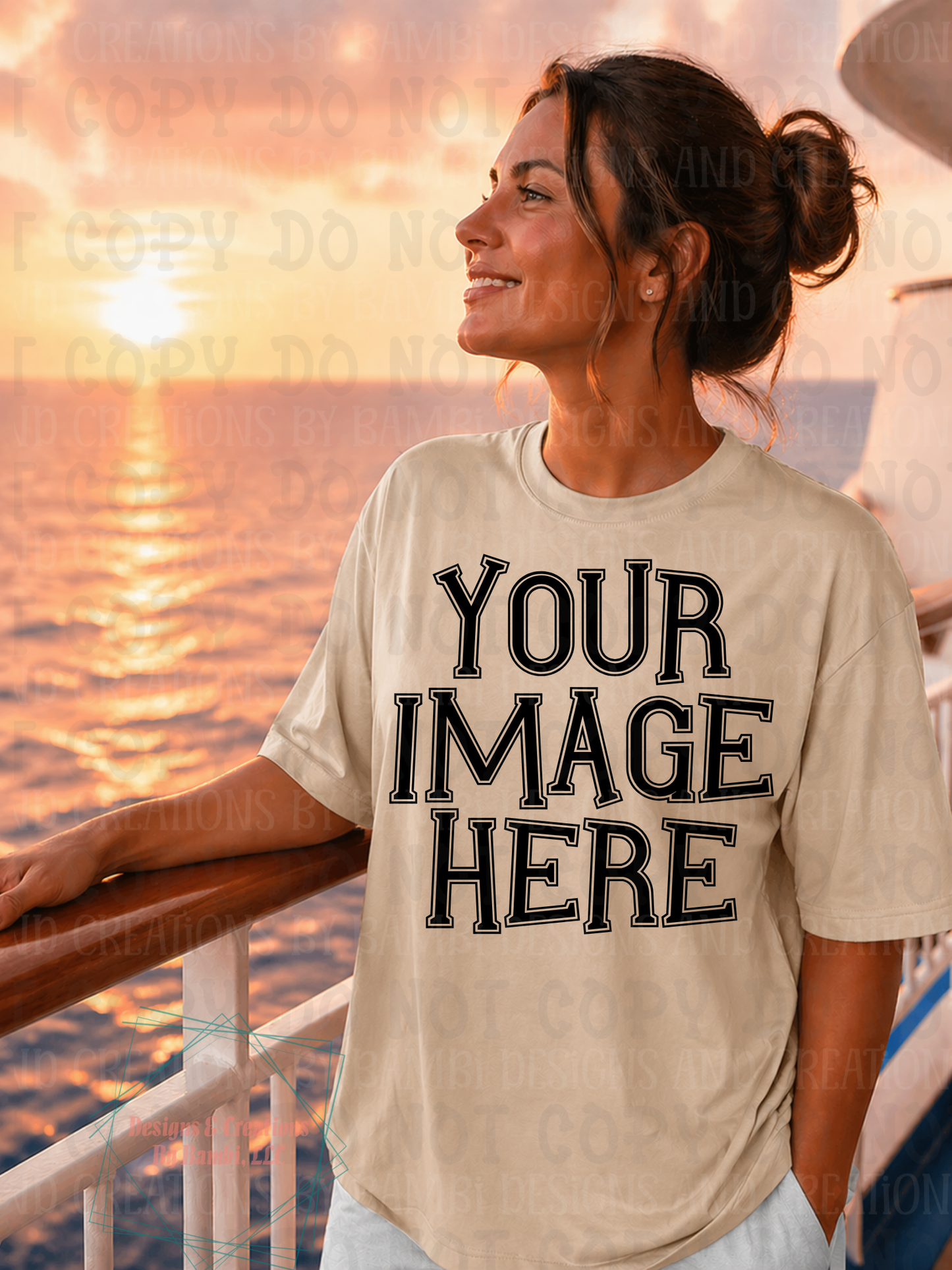 Beach-Cruise Gildan Apparel Mock Ups