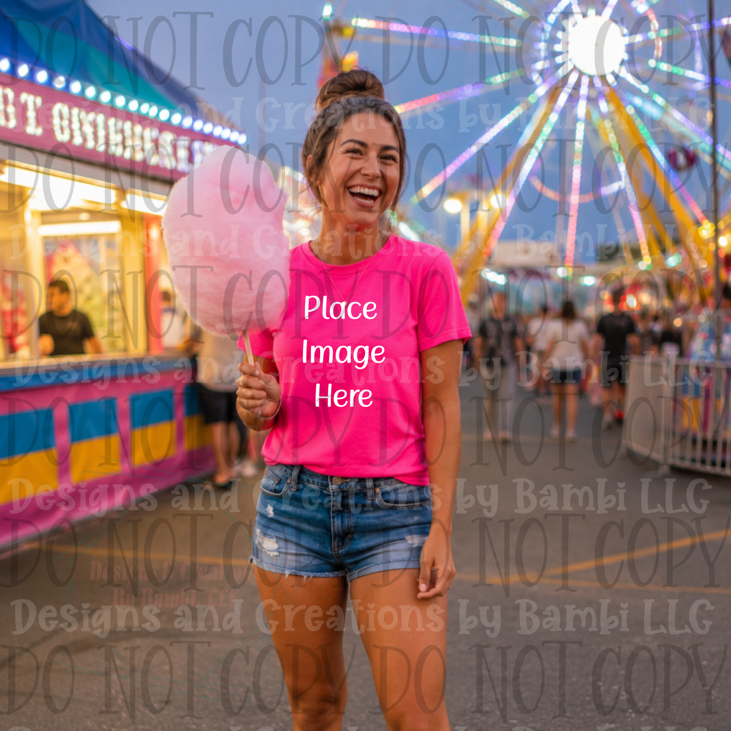 State Fair and Amusement Park Themed Apparel Mock Ups (Variety of Brands)