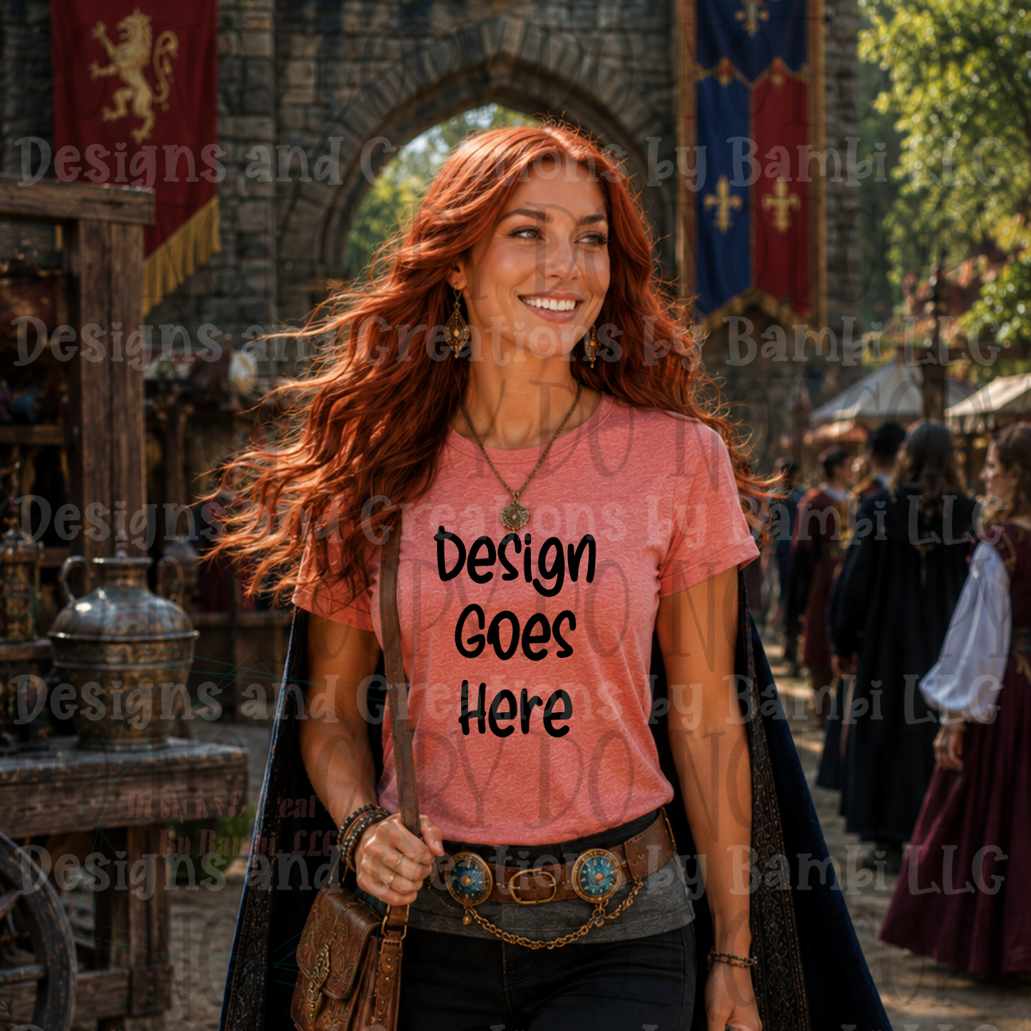 Renaissance Scene Apparel Mock Ups (Gildan Brand Only)